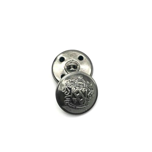 10 Stück 15/18/20/23/25 mm goldfarbene Metallknöpfe, Kleidungsstück, Mantel, Nähzubehör, Knöpfe zum Basteln von Kleidung, Nr. 9, 15 mm von LNHBZ