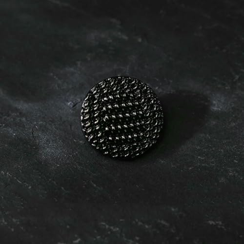 10 Stück 15/20/25 mm Vintage gewebte Metallknöpfe zum Nähen Schwarzgold dekorative Knöpfe für Kleidung Modejackenknöpfe 20 mm-Schwarz-25 mm-10 Stück 10 Stück 15/20/25 mm Vintage gewebte Metallknöpfe zum Nähen Schwarzgold dekorative Knöpfe für Kleidung Modejackenknöpfe 20 mm-Schwarz-25 mm-10 Stück von LNHBZ