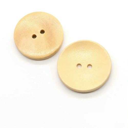 10 Stück 2/4 Löcher, runde Holzknöpfe, 10–38 mm, für Kleidung, Mäntel, DIY-Dekorationen, Nähzubehör, 5 Farben optional, Typ G, 10 Stück, 12,5 mm von LNHBZ