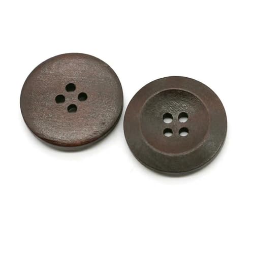 10 Stück 2/4 Löcher, runde Holzknöpfe, 10–38 mm, für Kleidung, Mäntel, DIY-Dekorationen, Nähzubehör, 5 Farben optional, Typ S, 10 Stück, 30 mm 10 Stück 2/4 Löcher, runde Holzknöpfe, 10–38 mm, für Kleidung, Mäntel, DIY-Dekorationen, Nähzubehör, 5 Farben optional, Typ S, 10 Stück, 30 mm von LNHBZ