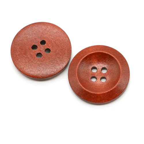 10 Stück 2/4 Löcher, runde Holzknöpfe, 10–38 mm, für Kleidung, Mäntel, DIY-Dekorationen, Nähzubehör, 5 Farben optional, Typ T, 10 Stück, 34,0 mm 10 Stück 2/4 Löcher, runde Holzknöpfe, 10–38 mm, für Kleidung, Mäntel, DIY-Dekorationen, Nähzubehör, 5 Farben optional, Typ T, 10 Stück, 34,0 mm von LNHBZ