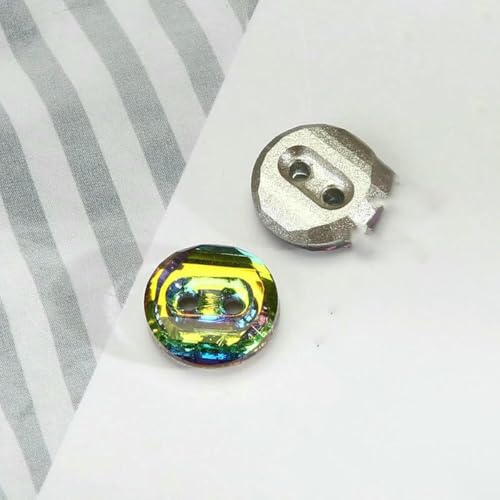 10 Stück Kristall-Diamant-Glasknöpfe für Damenkleidung, Hemden, Dekoration, zwei Löcher, Kleiderknopf, 10 mm, grün, 10 mm 10 Stück Kristall-Diamant-Glasknöpfe für Damenkleidung, Hemden, Dekoration, zwei Löcher, Kleiderknopf, 10 mm, grün, 10 mm von LNHBZ