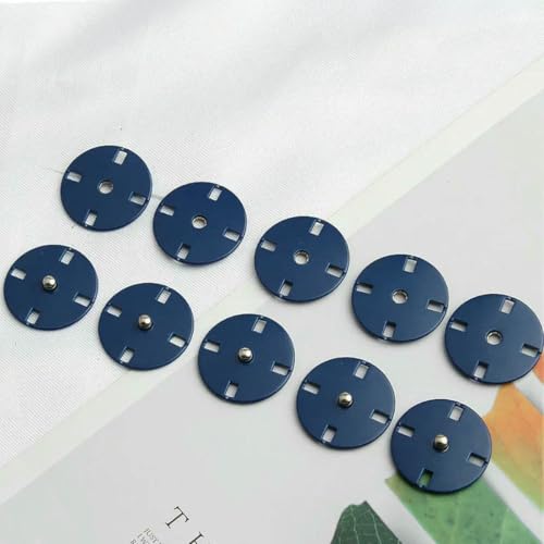 10 Stück Metallfarbe, verdeckte Schnalle, Mantel, Windjacke, Daunenjacke, Zubehör, kleiner Duftstil, unsichtbare Druckknöpfe, 10 Stück, S13–25 mm 10 Stück Metallfarbe, verdeckte Schnalle, Mantel, Windjacke, Daunenjacke, Zubehör, kleiner Duftstil, unsichtbare Druckknöpfe, 10 Stück, S13–25 mm von LNHBZ