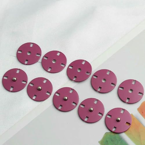 10 Stück Metallfarbe, verdeckte Schnalle, Mantel, Windjacke, Daunenjacke, Zubehör, kleiner Duftstil, unsichtbare Druckknöpfe, 10 Stück S11–10 mm 10 Stück Metallfarbe, verdeckte Schnalle, Mantel, Windjacke, Daunenjacke, Zubehör, kleiner Duftstil, unsichtbare Druckknöpfe, 10 Stück S11–10 mm von LNHBZ