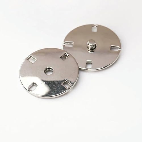 10 Stück Metallfarbe Verdeckte Schnalle Mantel Windjacke Daunenjacke Zubehör Unsichtbare Druckknöpfe-10 Stück S17-21mm von LNHBZ