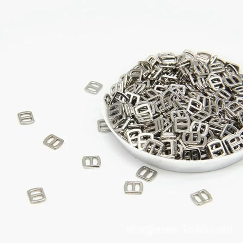 10 Stück Mini-Knöpfe, ultrakleine Metallknöpfe, Gürtelschnalle, Puppentaschen, Schuhe, DIY-Puppenknopf, Puppenkleidung, Zubehör-01 von LNHBZ