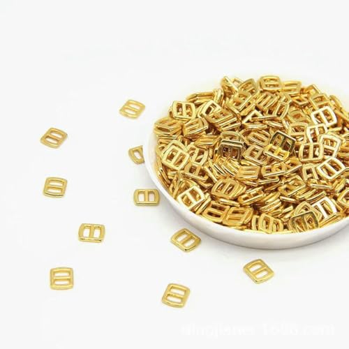 10 Stück Mini-Knöpfe, ultrakleine Metallknöpfe, Gürtelschnalle, Puppentaschen, Schuhe, DIY-Puppenknopf, Puppenkleidung, Zubehör-02 von LNHBZ