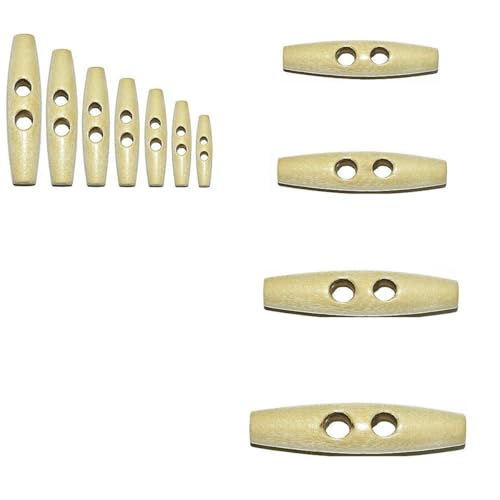 10 Stück Naturholz-Knebelknöpfe aus Horn, zum Nähen, Basteln, Scrapbooking, für Zelt, Kleidung, Mantel, handgefertigt, ovaler Stopperknopf, MT130, Länge 35 mm 10 Stück Naturholz-Knebelknöpfe aus Horn, zum Nähen, Basteln, Scrapbooking, für Zelt, Kleidung, Mantel, handgefertigt, ovaler Stopperknopf, MT130, Länge 35 mm von LNHBZ