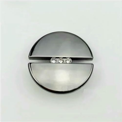 10 Stück modischer Diamant-Metallknopf, 20 mm/23,0 mm/25 mm, runde Knöpfe, Anzug, Kaschmirmantel, DIY, Nähdekoration, Schnalle, Gun Black, 25 mm 10 Stück modischer Diamant-Metallknopf, 20 mm/23,0 mm/25 mm, runde Knöpfe, Anzug, Kaschmirmantel, DIY, Nähdekoration, Schnalle, Gun Black, 25 mm von LNHBZ