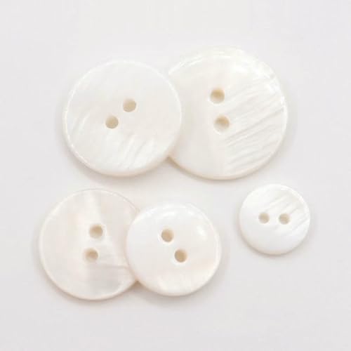 10 Stück natürliche Perlmuttknöpfe für Kleidung, Nähzubehör, Scrapbooking, DIY-Bastelarbeiten, Kleidungsdekoration, runder Muschelknopf, H03, 20 mm 10 Stück natürliche Perlmuttknöpfe für Kleidung, Nähzubehör, Scrapbooking, DIY-Bastelarbeiten, Kleidungsdekoration, runder Muschelknopf, H03, 20 mm von LNHBZ