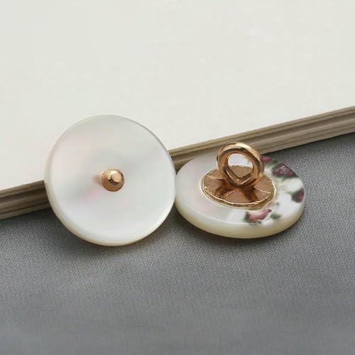 10 Stück schwarze Muschel, natürliche Muschelknöpfe, Perlmutt, runde Metallknöpfe für DIY-Hemden, Kleidung, Mäntel, Nähzubehör, 01–12,5 mm 10 Stück schwarze Muschel, natürliche Muschelknöpfe, Perlmutt, runde Metallknöpfe für DIY-Hemden, Kleidung, Mäntel, Nähzubehör, 01–12,5 mm von LNHBZ