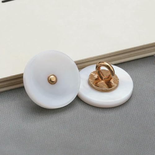 10 Stück schwarze Muschel, natürliche Muschelknöpfe, Perlmutt, runde Metallknöpfe zum Selbermachen, für Hemden, Kleidung, Mäntel, Nähzubehör, 03–11,5 mm 10 Stück schwarze Muschel, natürliche Muschelknöpfe, Perlmutt, runde Metallknöpfe zum Selbermachen, für Hemden, Kleidung, Mäntel, Nähzubehör, 03–11,5 mm von LNHBZ