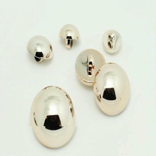 100-10 Stück 7,5 MM-20 MM Perlmuttknöpfe Hemd Kinderkleidung Überzugsknopf DIY Nähzubehör A72-UV ROSE GOLD-7MM 100PIECES von LNHBZ