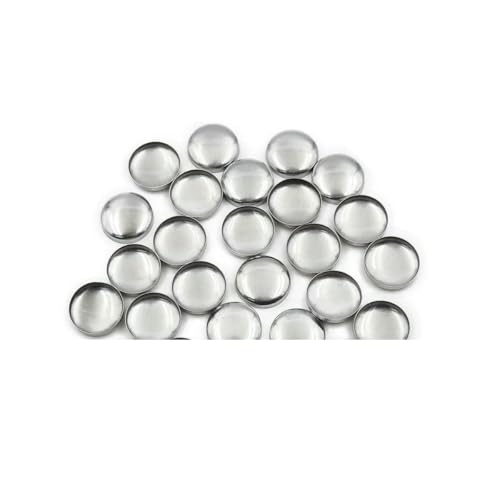 100 Stück Sets/Los Nr. 16–60 DIY handgefertigte Stoffknöpfe, Brotform, rund, Stoffbezug, Metall, 4 Knöpfe auf der Rückseite, L22, Drahtrückseite von LNHBZ
