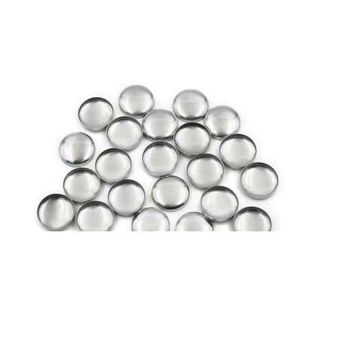 100 Stück Sets/Los Nr. 16–60 DIY handgefertigte Stoffknöpfe, Brotform, rund, Stoffbezug, Metall, 4 Knöpfe auf der Rückseite, L24, Drahtrückseite von LNHBZ