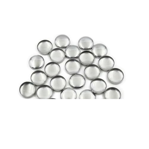 100 Stück Sets/Los Nr. 16–60 DIY handgefertigte Stoffknöpfe, Brotform, rund, Stoffbezug, Metall, 4 Knöpfe auf der Rückseite, L50, Drahtrückseite von LNHBZ