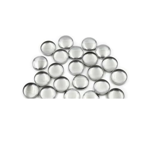 100 Stück Sets/Los Nr. 16–60 DIY handgefertigte Stoffknöpfe, Brotform, rund, mit Stoff überzogen, Stoff, Metall, 4 Knöpfe auf der Rückseite, L40, Aluminiumrückseite von LNHBZ