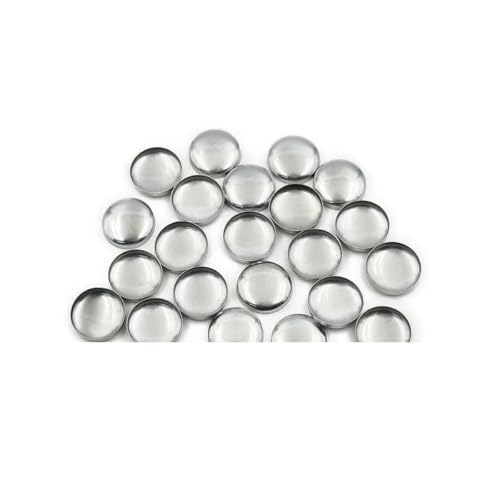 100 Stück Sets/Los Nr. 16–60 DIY handgefertigte Stoffknöpfe Brotform runder Stoffbezug Knopf Stoff Metall 4 Knöpfe auf der Rückseite-L28-Rückseite von LNHBZ