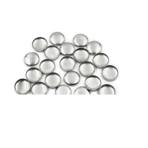 100 Stück Sets/Los Nr. 16–60 DIY handgefertigte Stoffknöpfe Brotform runder Stoffbezug Knopf Stoff Metall 4 Knöpfe auf der Rückseite-L44-Rückseite von LNHBZ