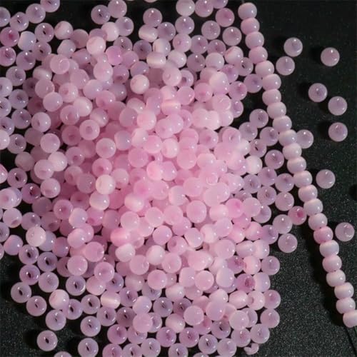 130 Stück 4,0 mm Katzenaugenperlen 6/0 glatte Jade-Imitat-Glasperlen für die Herstellung von DIY-Schmuck, Bettelarmbänder und Halskettenzubehör, Hellrosa 14–4,0 mm, 130 Stück 130 Stück 4,0 mm Katzenaugenperlen 6/0 glatte Jade-Imitat-Glasperlen für die Herstellung von DIY-Schmuck, Bettelarmbänder und Halskettenzubehör, Hellrosa 14–4,0 mm, 130 Stück von LNHBZ