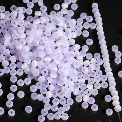 130 Stück 4,0 mm Katzenaugenperlen 6/0 glatte Jade-Imitat-Glasperlen für die Herstellung von DIY-Schmuck, Bettelarmbänder und Halskettenzubehör, Lavendel20, 4,0 mm, 130 Stück 130 Stück 4,0 mm Katzenaugenperlen 6/0 glatte Jade-Imitat-Glasperlen für die Herstellung von DIY-Schmuck, Bettelarmbänder und Halskettenzubehör, Lavendel20, 4,0 mm, 130 Stück von LNHBZ