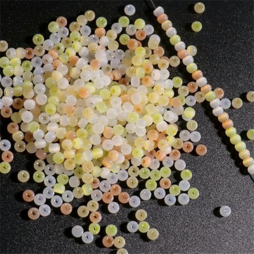 130 Stück 4,0 mm Katzenaugenperlen 6/0 glatte Jade-Imitat-Glasperlen für die Herstellung von DIY-Schmuck, Bettelarmbänder und Halskettenzubehör, gemischtes Gelb 3–4,0 mm, 130 Stück 130 Stück 4,0 mm Katzenaugenperlen 6/0 glatte Jade-Imitat-Glasperlen für die Herstellung von DIY-Schmuck, Bettelarmbänder und Halskettenzubehör, gemischtes Gelb 3–4,0 mm, 130 Stück von LNHBZ
