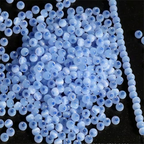 130 Stück 4,0 mm Katzenaugenperlen 6/0 glatte Jade-Imitat-Glasperlen für die Herstellung von DIY-Schmuck, Bettelarmband, Halskettenzubehör, Babyblau 24, 4,0 mm, 130 Stück 130 Stück 4,0 mm Katzenaugenperlen 6/0 glatte Jade-Imitat-Glasperlen für die Herstellung von DIY-Schmuck, Bettelarmband, Halskettenzubehör, Babyblau 24, 4,0 mm, 130 Stück von LNHBZ