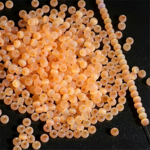 130 Stück 4,0 mm Katzenaugenperlen 6/0 glatte Jade-Imitat-Glasperlen für die Herstellung von DIY-Schmuck, Bettelarmband, Halskettenzubehör, Orange 13, 4,0 mm, 130 Stück 130 Stück 4,0 mm Katzenaugenperlen 6/0 glatte Jade-Imitat-Glasperlen für die Herstellung von DIY-Schmuck, Bettelarmband, Halskettenzubehör, Orange 13, 4,0 mm, 130 Stück von LNHBZ