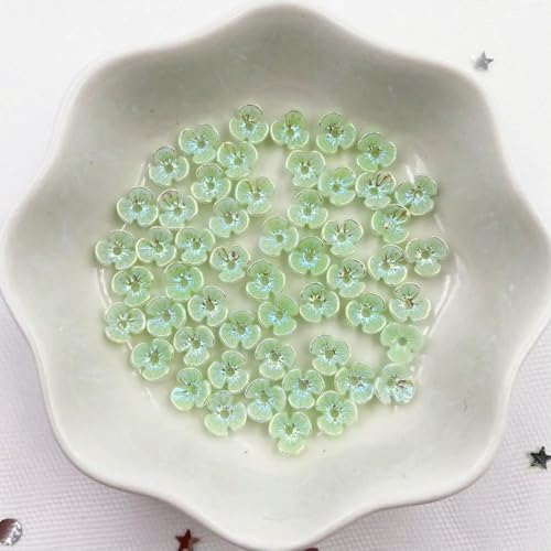 150 Stücke 6mm Mini Bunte 3D Blume Nail art Strass 1 Loch Knöpfe Applikationen Sammelalbum DIY Maniküre Zubehör Ornamente L09-0 von LNHBZ