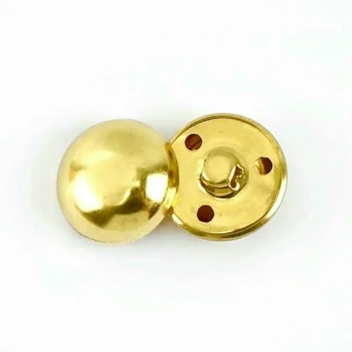 20/50 Stück 15–25 mm Metallknöpfe, Jacke, runder Pilzschaftknopf für Jeans, Kleidung, dekorative Verschlüsse, DIY-Nähzubehör, Gold, 25 mm, 50 Stück 20/50 Stück 15–25 mm Metallknöpfe, Jacke, runder Pilzschaftknopf für Jeans, Kleidung, dekorative Verschlüsse, DIY-Nähzubehör, Gold, 25 mm, 50 Stück von LNHBZ