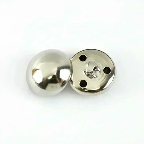 20/50 Stück 15–25 mm Metallknöpfe, Jacke, runder Pilzschaftknopf für Jeans, Kleidung, dekorative Verschlüsse, DIY-Nähzubehör, Silber, 23,0 mm, 50 Stück 20/50 Stück 15–25 mm Metallknöpfe, Jacke, runder Pilzschaftknopf für Jeans, Kleidung, dekorative Verschlüsse, DIY-Nähzubehör, Silber, 23,0 mm, 50 Stück von LNHBZ
