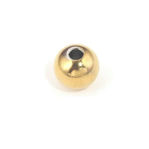 20–100 Stück 3 4 5 6 8 mm Edelstahl-Abstandshalterperlen, runde Kugelanhänger, lose Rocailles-Perlen für DIY-Armbänder, Schmuckherstellung, Zubehör, Gold, 20 Stück, 8 mm 20–100 Stück 3 4 5 6 8 mm Edelstahl-Abstandshalterperlen, runde Kugelanhänger, lose Rocailles-Perlen für DIY-Armbänder, Schmuckherstellung, Zubehör, Gold, 20 Stück, 8 mm von LNHBZ