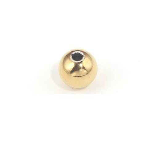 20–100 Stück 3 4 5 6 8 mm Edelstahl-Abstandshalterperlen, runde Kugelanhänger, lose Rocailles-Perlen für DIY-Armbänder, Schmuckherstellung, Zubehör, Gold, 30 Stück, 6 mm 20–100 Stück 3 4 5 6 8 mm Edelstahl-Abstandshalterperlen, runde Kugelanhänger, lose Rocailles-Perlen für DIY-Armbänder, Schmuckherstellung, Zubehör, Gold, 30 Stück, 6 mm von LNHBZ