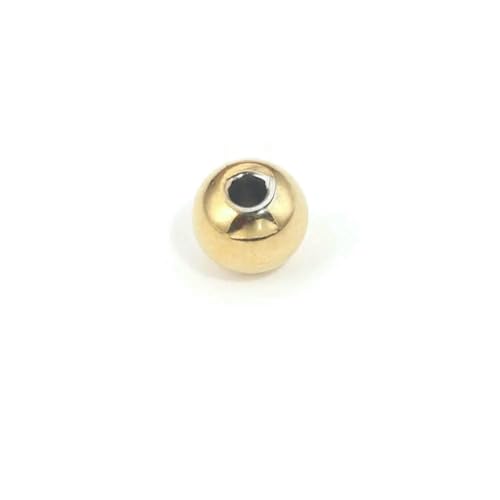 20–100 Stück 3 4 5 6 8 mm Edelstahl-Abstandshalterperlen, runde Kugelanhänger, lose Rocailles-Perlen für DIY-Armbänder, Schmuckherstellung, Zubehör, Gold, 50 Stück, 5 mm 20–100 Stück 3 4 5 6 8 mm Edelstahl-Abstandshalterperlen, runde Kugelanhänger, lose Rocailles-Perlen für DIY-Armbänder, Schmuckherstellung, Zubehör, Gold, 50 Stück, 5 mm von LNHBZ