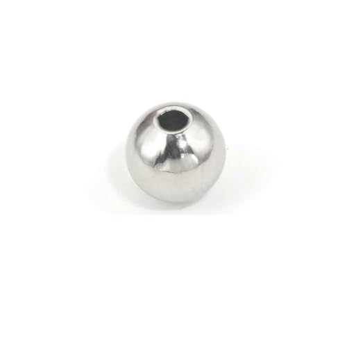 20–100 Stück 3 4 5 6 8 mm Edelstahl-Abstandshalterperlen, runde Kugelanhänger, lose Rocailles-Perlen für DIY-Armbänder, Schmuckherstellung, Zubehör, Stahl, 30 Stück, 6 mm 20–100 Stück 3 4 5 6 8 mm Edelstahl-Abstandshalterperlen, runde Kugelanhänger, lose Rocailles-Perlen für DIY-Armbänder, Schmuckherstellung, Zubehör, Stahl, 30 Stück, 6 mm von LNHBZ