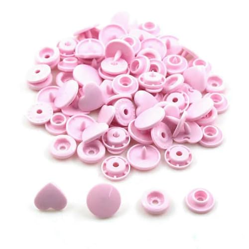 20 Sets Stern/Herz Druckknopf T5 Dekorative Knöpfe für Kleidung Druckknöpfe Befestigungselemente Bekleidungszubehör 15 Farben-B18 von LNHBZ