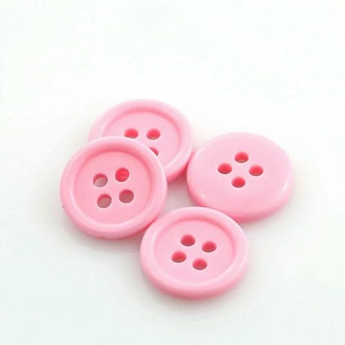 20 Stück, Größe: 15–25 cm, runde, kleine Harzknöpfe zum Nähen von Kleidung, dekorative Knöpfe, Scrapbooking, Kleidungsstücke, DIY-Bekleidungszubehör, 5–15 mm von LNHBZ