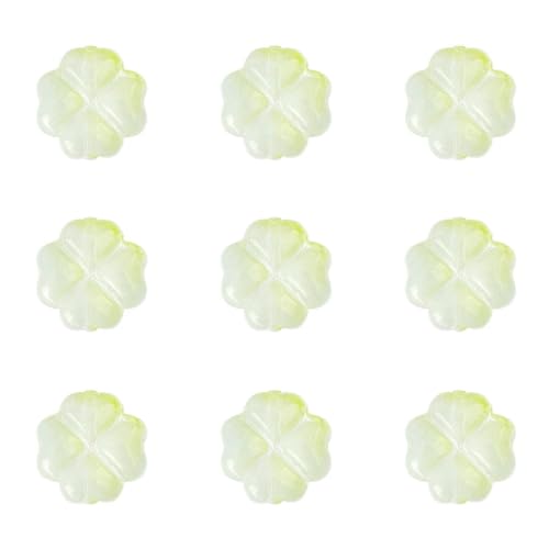 20 Stück/Beutel, transparente Glasperlen in vierblättriger Blumenform, Glücksperlen für die Herstellung von Schmuck, Armbändern und Bastelarbeiten, Stil 9 20 Stück/Beutel, transparente Glasperlen in vierblättriger Blumenform, Glücksperlen für die Herstellung von Schmuck, Armbändern und Bastelarbeiten, Stil 9 von LNHBZ
