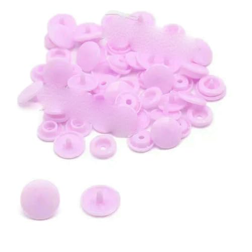 200/400/600 Sets T5 runde Druckknöpfe Druckknopf für Kleidung DIY Kinderwindeln Lätzchen Druckknopfverschlüsse-B18-400 Sets von LNHBZ