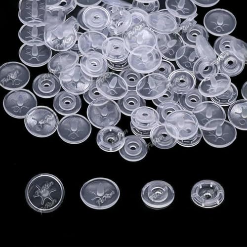 200 Sets Druckknöpfe T5 Runder Knopf für Kleidung Druckknöpfe DIY Kinderwindeln Lätzchen Großhandel-B0-600 Sets von LNHBZ