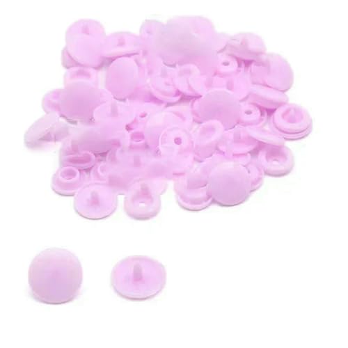 200 Sets Druckknöpfe T5 Runder Knopf für Kleidung Druckknöpfe DIY Kinderwindeln Lätzchen Großhandel-B18-400 Sets von LNHBZ
