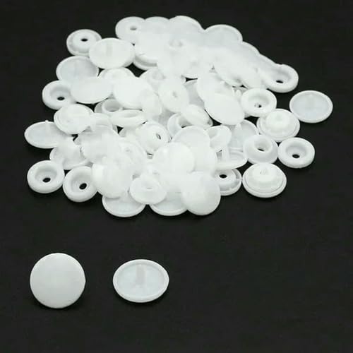 200 Sets Druckknöpfe T5 Runder Knopf für Kleidung Druckknöpfe DIY Kinderwindeln Lätzchen Großhandel-B3-100 Sets von LNHBZ