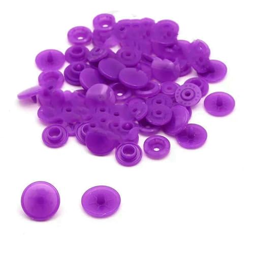 200 Sets Druckknöpfe T5 Runder Knopf für Kleidung Druckknöpfe DIY Kinderwindeln Lätzchen Großhandel-B56-100 Sets von LNHBZ
