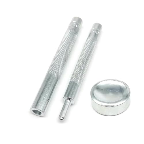 25 Sets 10 mm 12,5 mm 15 mm #633 655 831 201 Metall-Druckknopf-Druckknopf für Ledertaschen, Kleidung, Jacken, Mäntel, Reparaturwerkzeug für 633 von LNHBZ