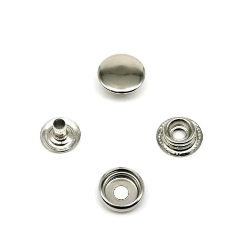 25 Sets Nr. 655 Nr. 633 Nr. 831 Nr. 201 Metall-Druckknopfverschluss ohne Nähen, Druckknopf, Niete, Ledertasche, Kleidung, Jacke, Reparaturniete, DIY-201, 15 mm, silberfarben 25 Sets Nr. 655 Nr. 633 Nr. 831 Nr. 201 Metall-Druckknopfverschluss ohne Nähen, Druckknopf, Niete, Ledertasche, Kleidung, Jacke, Reparaturniete, DIY-201, 15 mm, silberfarben von LNHBZ