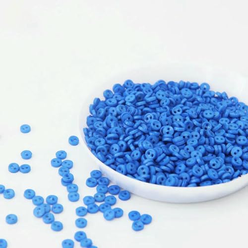3,0 mm Mini-Knöpfe, Handarbeitsharz, 2 Löcher, Knopf für Cartoon-Puppen, Kleidung, Schuhe, Scrapbooking, Nähkleidung, 15–200 Stück von LNHBZ