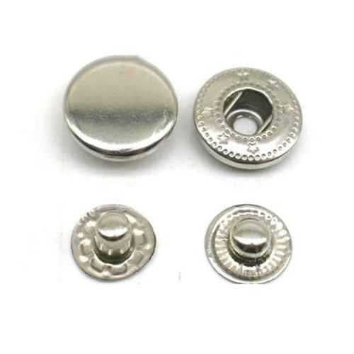 30 Sets Metall-Messing-Druckknöpfe zum Nähen von Knöpfen, Druckknöpfen, zum Nähen von Lederhandwerk, Kleidung, Taschen, handgefertigt, DIY 831/633/655/201/203-Silber701 Kupfer-20MM 30 Sets Metall-Messing-Druckknöpfe zum Nähen von Knöpfen, Druckknöpfen, zum Nähen von Lederhandwerk, Kleidung, Taschen, handgefertigt, DIY 831/633/655/201/203-Silber701 Kupfer-20MM von LNHBZ