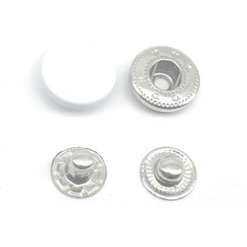 30 Sets Metall-Messing-Druckknöpfe zum Nähen von Knöpfen, Druckknöpfen, zum Nähen von Lederhandwerk, Kleidung, Taschen, handgefertigt, DIY 831/633/655/201/203-weiß000 Zinklegierung-20M 30 Sets Metall-Messing-Druckknöpfe zum Nähen von Knöpfen, Druckknöpfen, zum Nähen von Lederhandwerk, Kleidung, Taschen, handgefertigt, DIY 831/633/655/201/203-weiß000 Zinklegierung-20M von LNHBZ