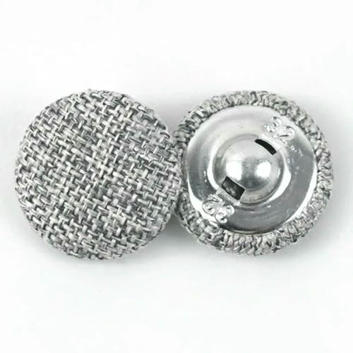 30 Stück 11–30 mm Metall-Leinenknöpfe für Kleidung, Sofakissen, Dekor, runde Schaftknöpfe, DIY-Anzug, Mantel, Nähzubehör, 10 Grau-30 mm 30 Stück 11–30 mm Metall-Leinenknöpfe für Kleidung, Sofakissen, Dekor, runde Schaftknöpfe, DIY-Anzug, Mantel, Nähzubehör, 10 Grau-30 mm von LNHBZ