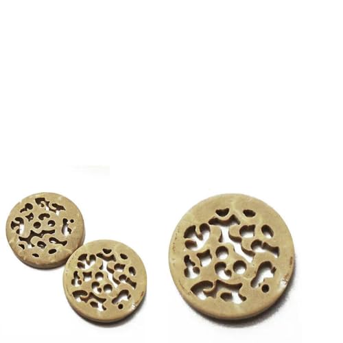 30 Teile/los Größe 15mm Natürliche Farbe Runde Laser Kokosnussschalen-knöpfe Handwerk Nähen Scrapbooking Holz Für Kinderkleidung Handmade-YK41 30 Teile/los Größe 15mm Natürliche Farbe Runde Laser Kokosnussschalen-knöpfe Handwerk Nähen Scrapbooking Holz Für Kinderkleidung Handmade-YK41 von LNHBZ